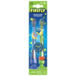 B&M Firefly Light Up Timer Toothbrush 2pk