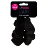 Style Studio Hair Scrunchies 2pk - Black