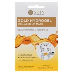 Beauty Supply Store 12 Skin Techniques Gold Hydrogel Collagen Lip Mask