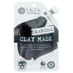 Beauty Supply Store 6 Skin Techniques Clay Face Mask - Charcoal