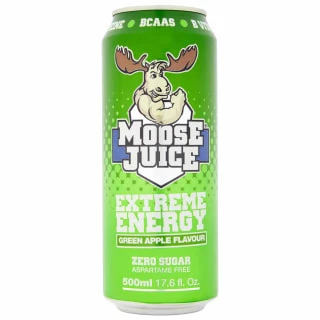 Moose Juice Extreme Energy 500ml - Green Apple 1 Moose Juice Extreme Energy 500ml - Green Apple