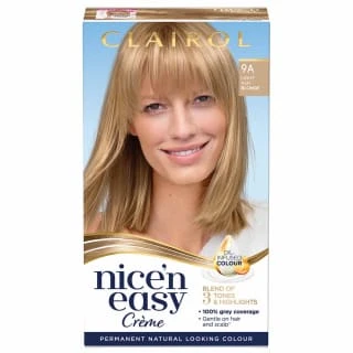 Clairol Nice'n Easy Creme Permanent Hair Dye - 9A Light Ash Blonde 1 Clairol Nice'n Easy Creme Permanent Hair Dye - 9A Light Ash Blonde