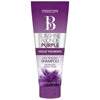 Creightons Sunshine Blonde Purple Shampoo 200ml 1 Creightons Sunshine Blonde Purple Shampoo 200ml