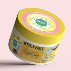Enliven Hydrating 3-in-1 Hair Mask 350ml - Banana & Coconut 5 Enliven Hydrating 3-in-1 Hair Mask 350ml - Banana & Coconut -Beauty Supply Store 384888 enliven mask 350ml banana coconut