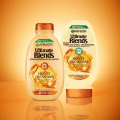 Garnier Ultimate Blends Shampoo 400ml - Honey Treasures 5 Garnier Ultimate Blends Shampoo 400ml - Honey Treasures -Beauty Supply Store 395935 395937 gernier ulimate blends shampoo and conditioner honey treasures