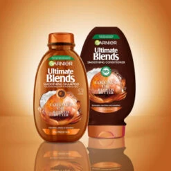 Garnier Ultimate Blends Shampoo 400ml - Coconut 5 Garnier Ultimate Blends Shampoo 400ml - Coconut -Beauty Supply Store 395940 395941 gernier ulimate blends shampoo and conditioner coconut