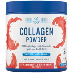 B&M Collagen Powder 165g - Strawberry & Raspberry